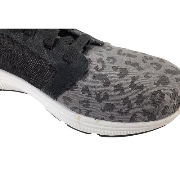 Avia Gray Wmens Leopard Print Athletic Sneakers Size 9 - Picture 6 of 8